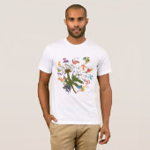Paardenbloem Drakenbloem, Drakenliefhebber unisex T-shirt (Voorkant volledig)