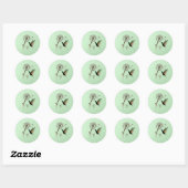 Paardenbloem en kleine groene kolibrie Stickers (Vel)