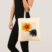 Paardenbloem en schaduw bit tote bag (Voorkant (product))