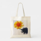 Paardenbloem en schaduw bit tote bag (Achterkant)
