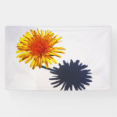 Paardenbloem en Schaduw bnrcnm Spandoek (Horizontaal)