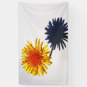 Paardenbloem en Schaduw bnrcnm Spandoek (Verticaal)