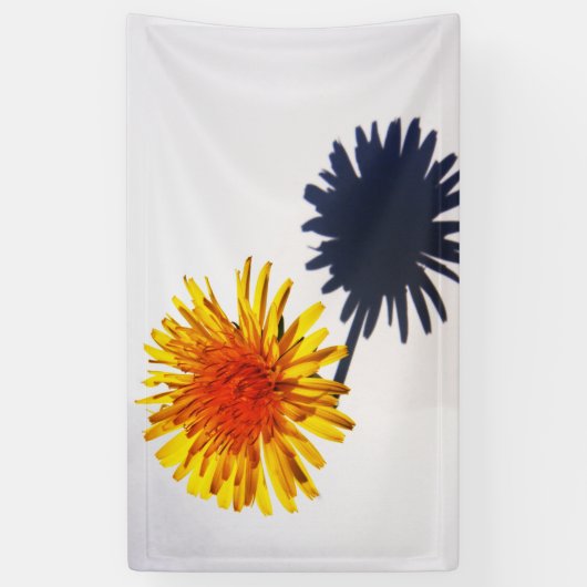 Paardenbloem en Schaduw bnrcnm Spandoek (Verticaal)