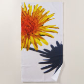 Paardenbloem en Schaduw BTCNA Strandlaken (Voorkant)