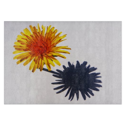 Paardenbloem en Schaduw CBCNM Snijplank (Voorkant)