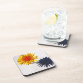 Paardenbloem en Schaduw coastercan Bier Onderzetter (Rechterzijde)