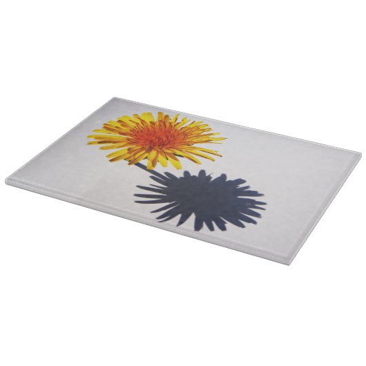 Paardenbloem en Schaduw Cuban Snijplank (Hoek)