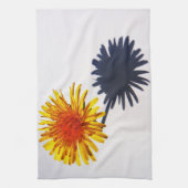 Paardenbloem en Schaduw ktcnm Theedoek (Verticaal)