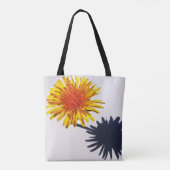 Paardenbloem en Schaduw stcan Tote Bag (Achterkant)