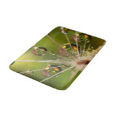 Paardenbloem en waterdruppels badmat (Gekanteld)
