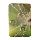 Paardenbloem en waterdruppels badmat (Voorkant Verticaal)