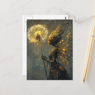 Paardenbloem Fee Fantasie Briefkaart