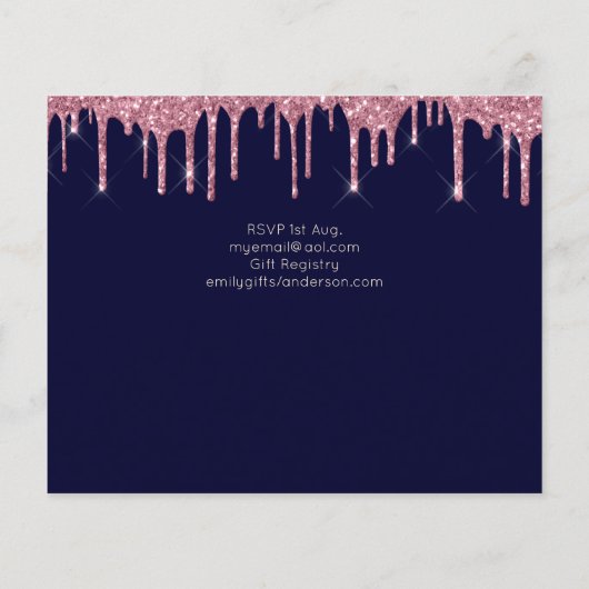 Paardenbloem Fee Wensen Komen Uit Baby Shower (Achterkant)