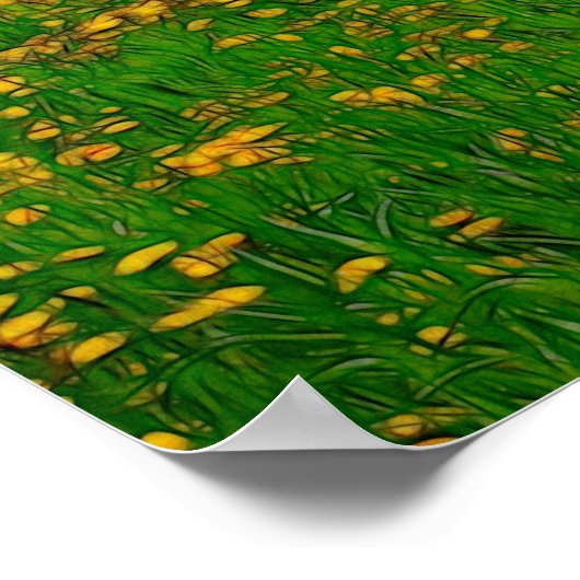 Paardenbloem Field Poster (Hoek)