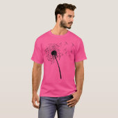 Paardenbloem fluit Shirt voor fluitist fluit (Voorkant volledig)
