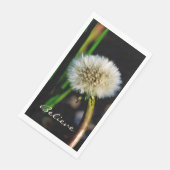 Paardenbloem Geloof Groene Seizoens-  Servet (Hoek)