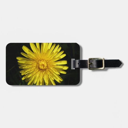 Paardenbloem Gepersonaliseerde Bagage Label (Voorkant horizontaal)