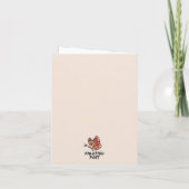 Paardenbloem Hartjes Valentijnsdag Kaart (Achterkant)