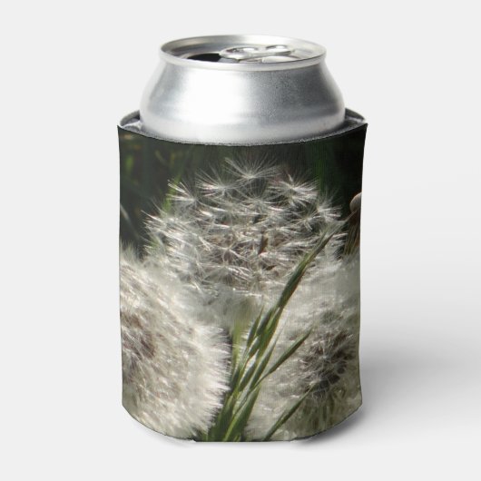 Paardenbloem in het licht blikjeskoeler (Blikje Voorkant)