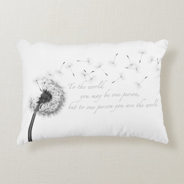 Paardenbloem Inspiratie Accent Kussen (Voorkant)