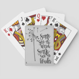 Paardenbloem inspiratie pokerkaarten