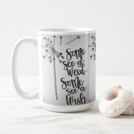 Paardenbloem inspiratie - wiet/wens koffiemok