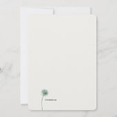 Paardenbloem Kaart (Achterkant)