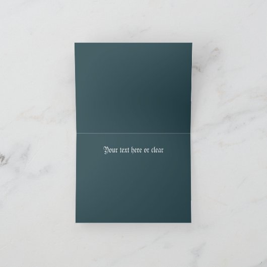 Paardenbloem Klokken Maak een Wens Kaart (Binnen)