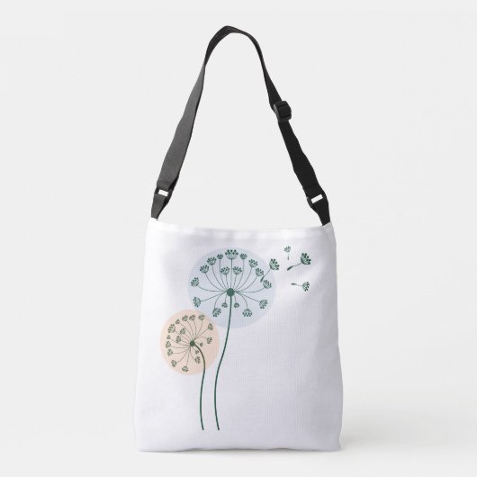 Paardenbloem Kunst Crossbody Tas (Achterkant)