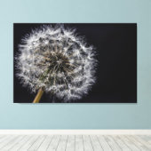 Paardenbloem Kunstprint Canvas Afdruk (Insitu (Houten vloer))
