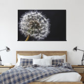 Paardenbloem Kunstprint Canvas Afdruk (Insitu (Slaapkamer))
