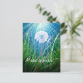 Paardenbloem Macro Briefkaart (Staand voorkant)