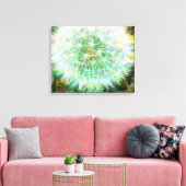 Paardenbloem Meditatie Void Canvas Afdruk (Insitu (Woonkamer))