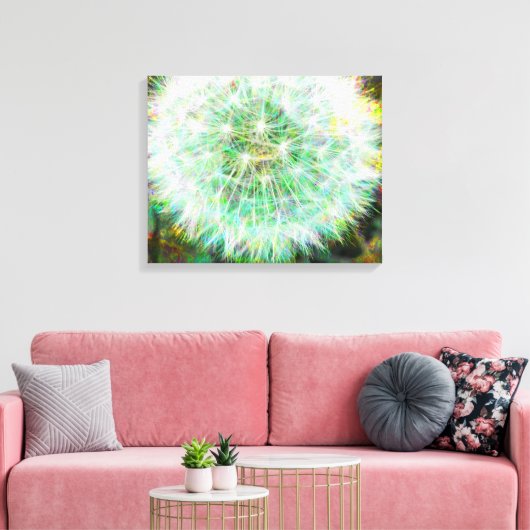 Paardenbloem Meditatie Void Canvas Afdruk (Insitu (Woonkamer))