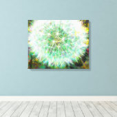 Paardenbloem Meditatie Void Canvas Afdruk (Insitu (Houten vloer))