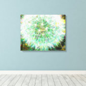 Paardenbloem Meditatie Void Canvas Afdruk (Insitu (Houten vloer))