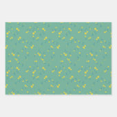 Paardenbloem minimalistisch floraal grillig gedoe  inpakpapier vel (Voorkant 2)