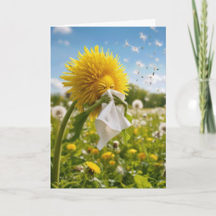 Paardenbloem Niezen Beterschap Kaart