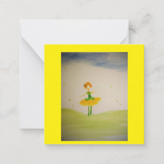 Paardenbloem Notitiekaart Notitiekaartje