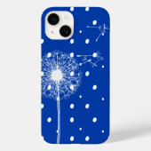 Paardenbloem op stippen Case-Mate iPhone case (Achterkant)