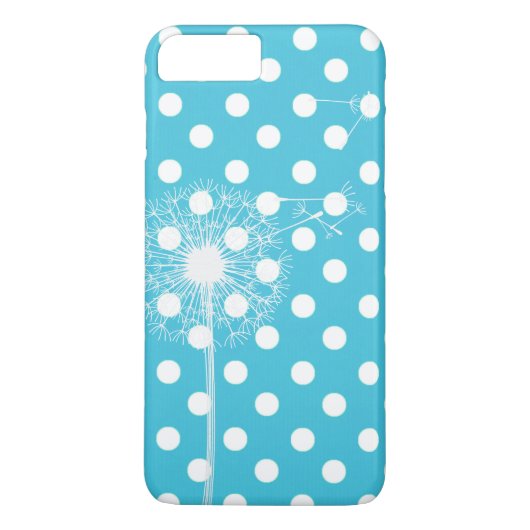 Paardenbloem op stippen Case-Mate iPhone case (Achterkant)