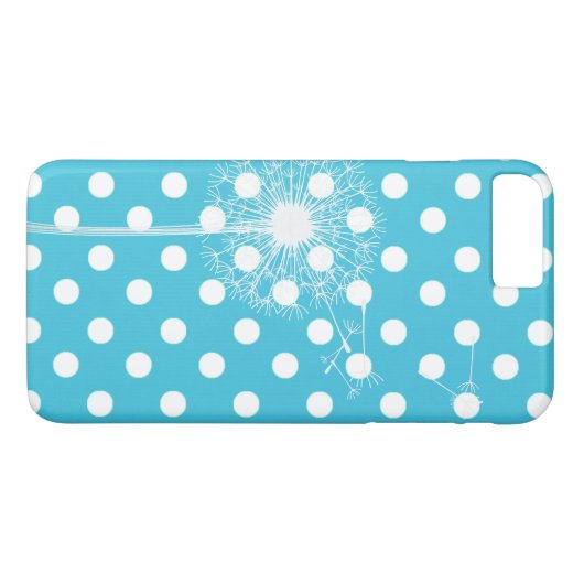 Paardenbloem op stippen Case-Mate iPhone case (Achterkant (Horizontaal))