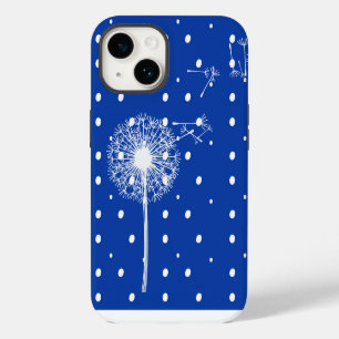 Paardenbloem op stippen iPhone 14 hoesje