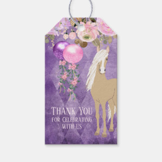 Paardenbloem Paars roze zeemaand Cadeaulabel