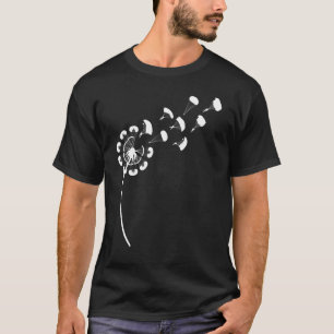 Paardenbloem parachuteshirt voor parachutist en Sk T-shirt
