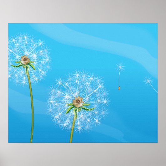 Paardenbloem Plant Poster (Voorkant)