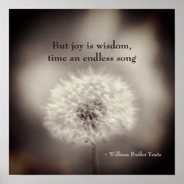 Paardenbloem poëzie poster