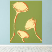 Paardenbloem Pop Canvas Afdruk (Insitu (Houten vloer))