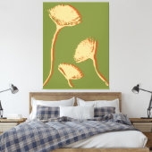 Paardenbloem Pop Canvas Afdruk (Insitu (Slaapkamer))