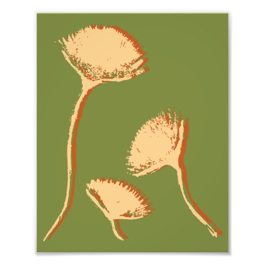 Paardenbloem Pop Foto Afdruk (Voorkant)